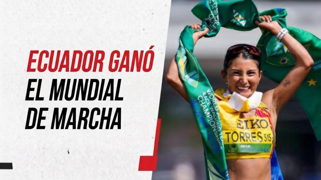 ECUADOR CAMPE&Oacute;N Y VICECAMPE&Oacute;N  DE MARCHA CON PAULA TORRES Y DAVID HURTADO