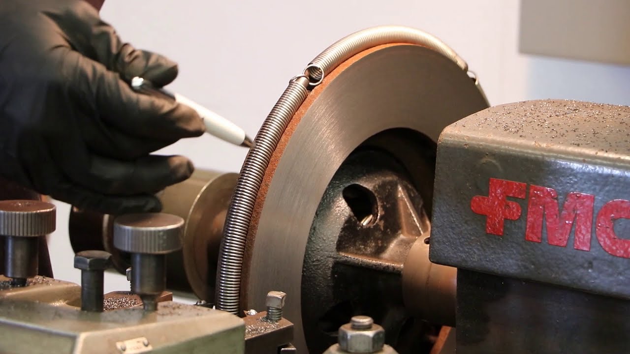 How to use a brake lathe