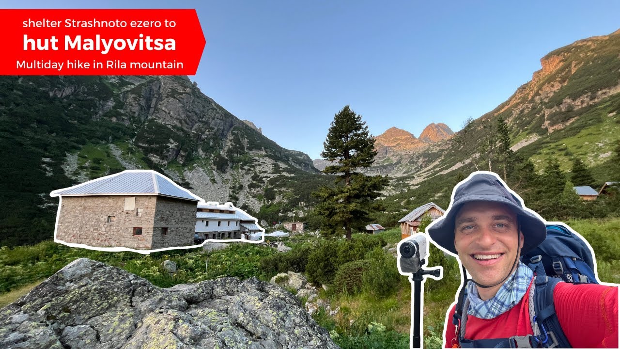 🥾 shelter Strashnoto ezero to hut Malyovitsa | Multiday trek in Rila⛰️ part 7️⃣ FULL WALKTHROUGH POV