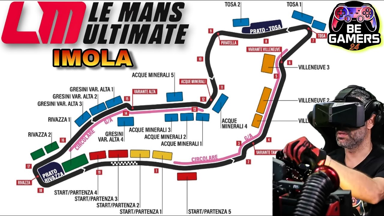 LE MANS ULTIMATE - PCVR (Pimax Crystal/5090/9950X3D) - Daily Race (IMOLA)