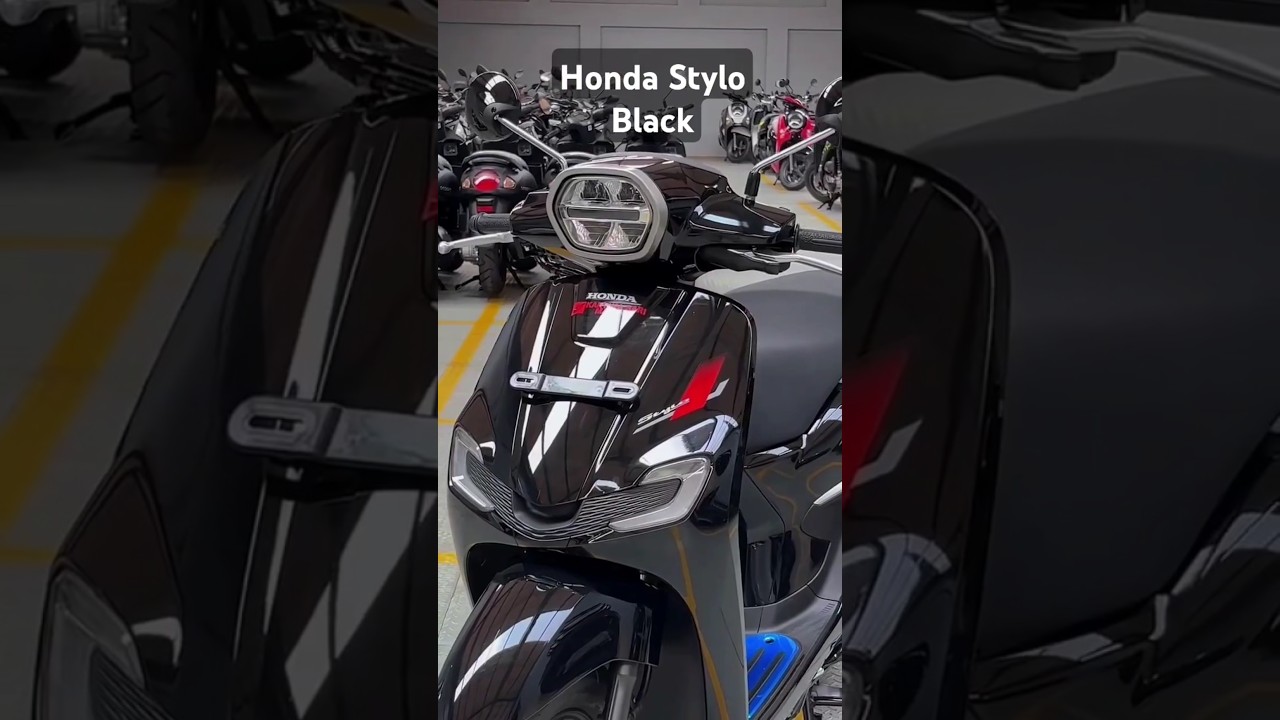 New Honda Stylo 160 Black