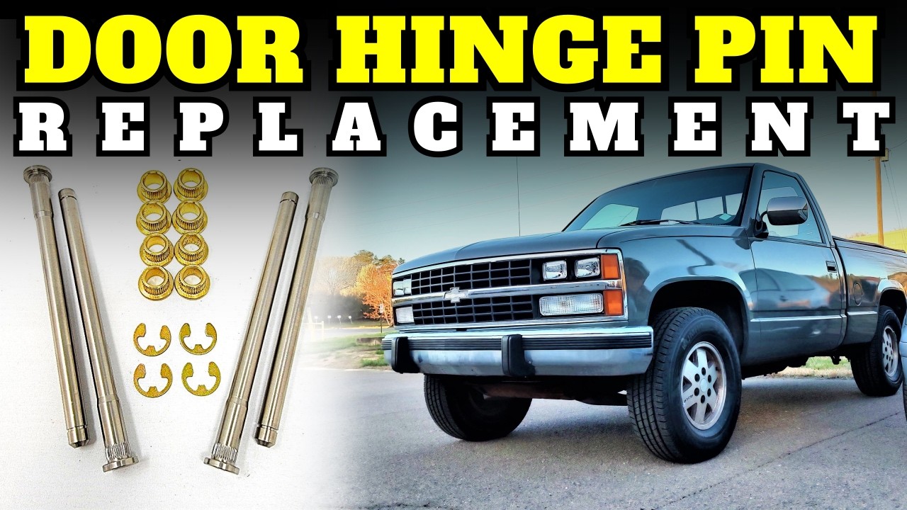 The BEST door hinge pins for OBS Chevy Trucks (1988-2000) | Cunningham machine pins & rollers