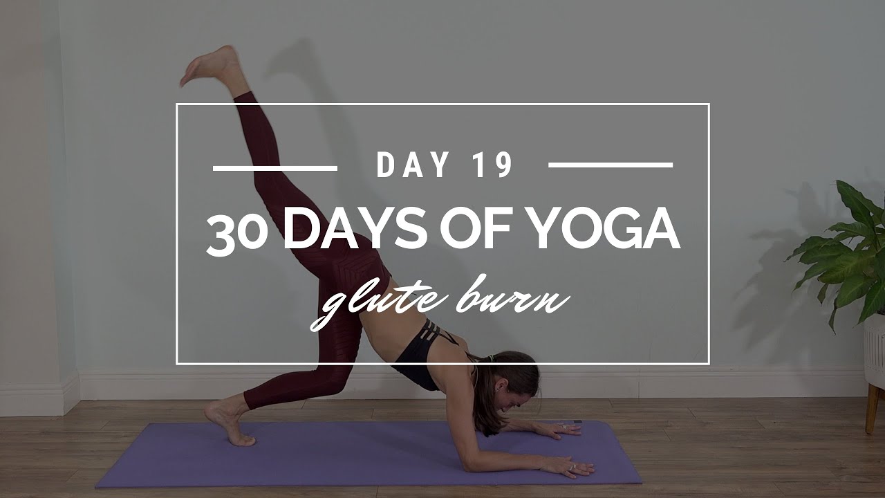 35 Min POWER YOGA BURN // LOWER BODY TONE WORKOUT | 30 Day Yoga - DAY 19