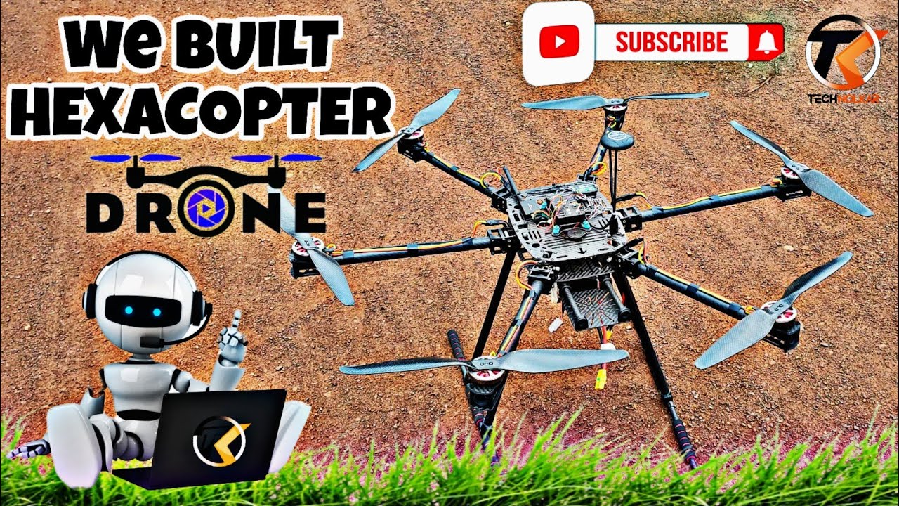 We build HEXACOPTER AGRICULTURE DRONE || INNOVATION 💡 || 100% WORKING MODEL ||