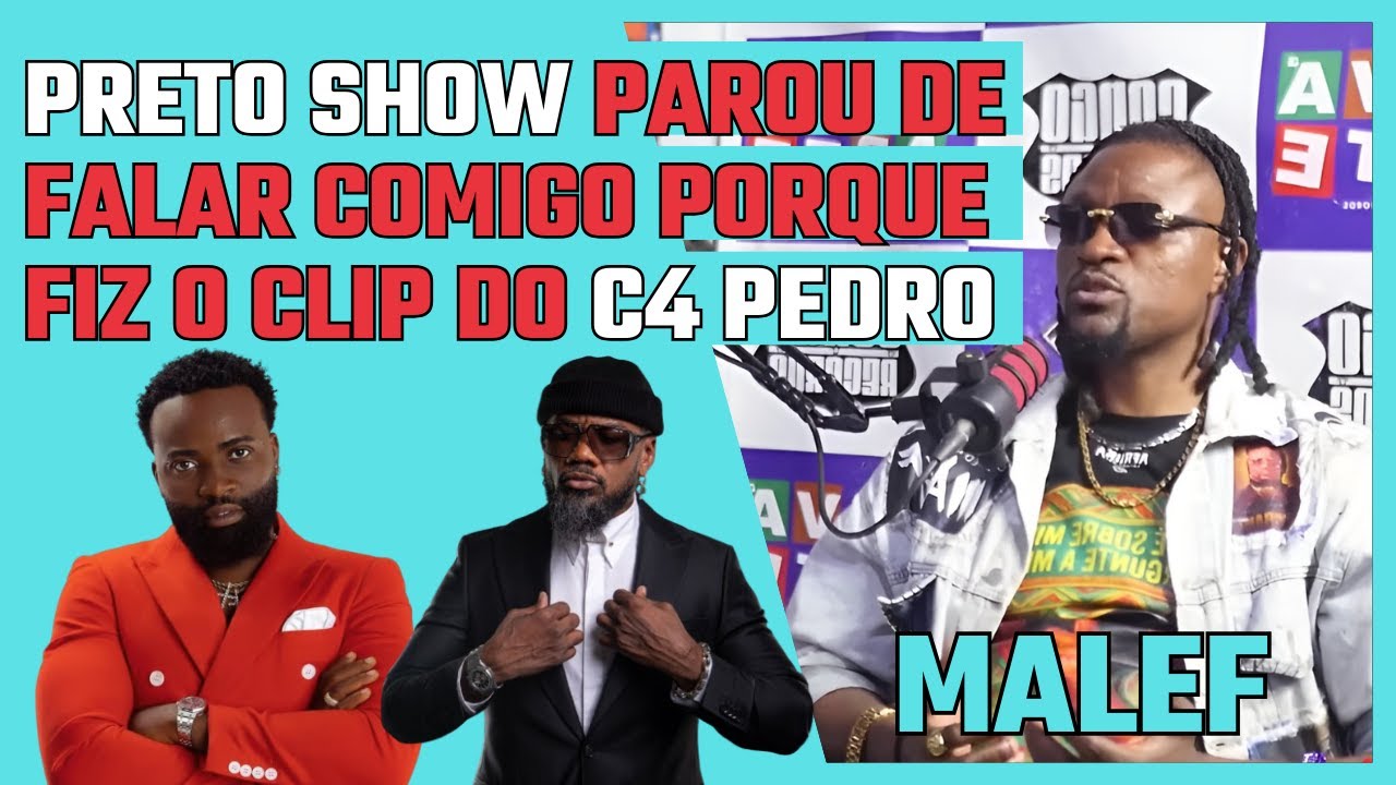 AQUECEU: MALEF FAZ GRANDES REVELA&Ccedil;&Otilde;ES SOBRE O PRETO SHOW NA CONGO RECORDS #malef #c4pedro #pretoshow