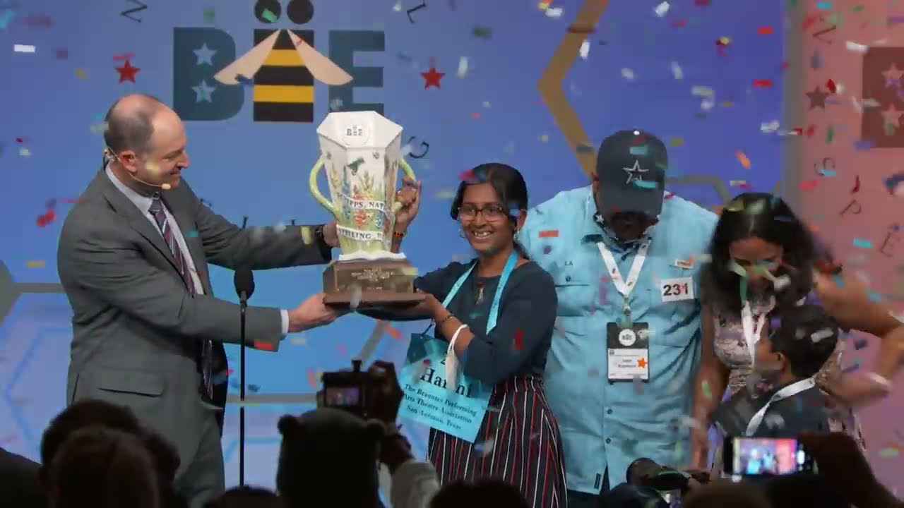 2022 Scripps National Spelling Bee Winning Moment