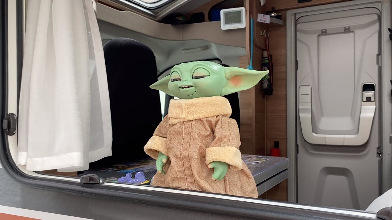 Yoda in Bewegung