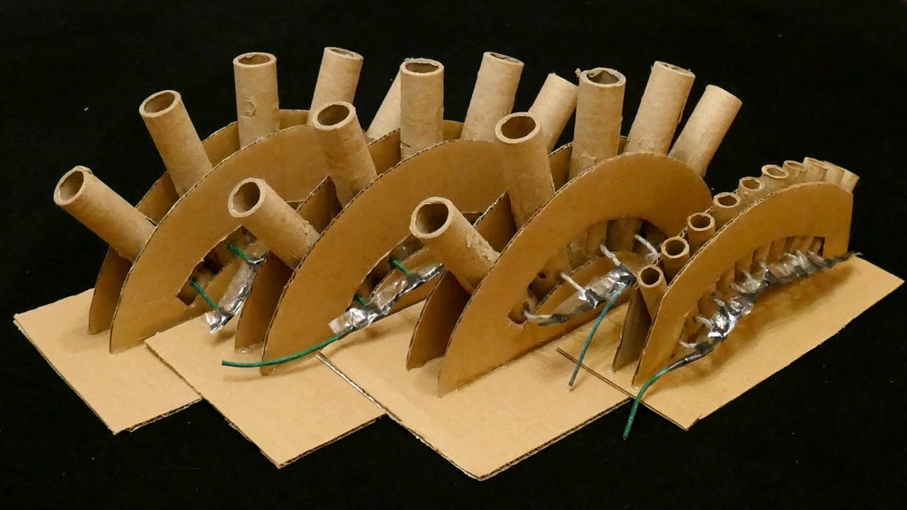 BATTERIE ROHR FÄCHER selber bauen Feuerwerk VERBUND [HD]