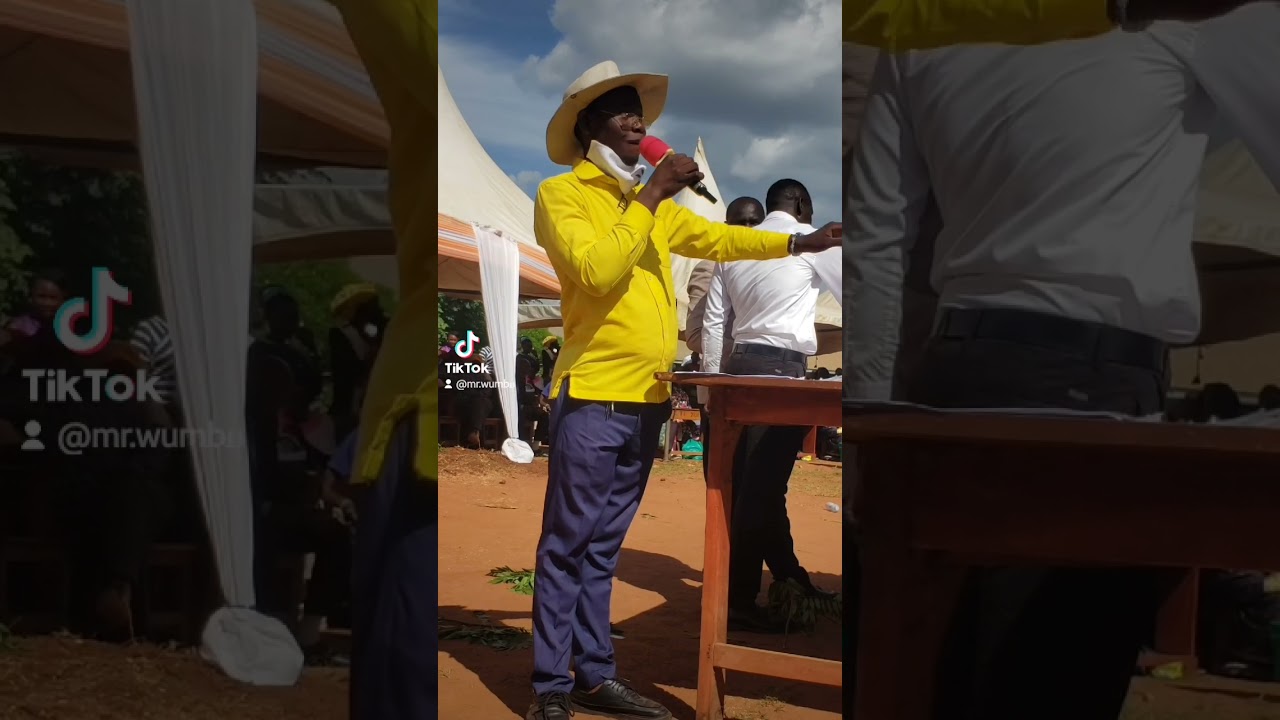 Museveni In Lira Town College