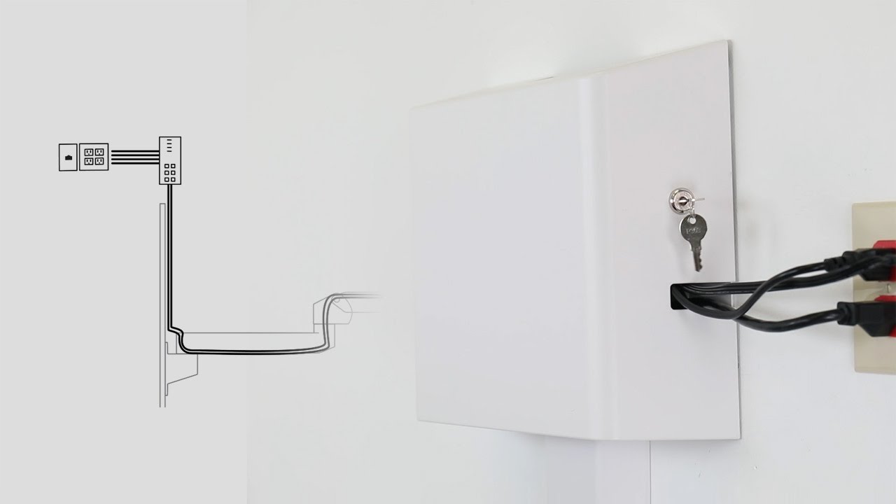 Ergotron CareFit Combo Cable Installation with CPU Cabinet