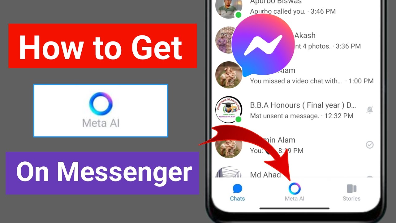 How to Get Meta Ai Chat On Messenger  | Enable Meta Ai On Facebook Messenger | Messenger Meta Ai
