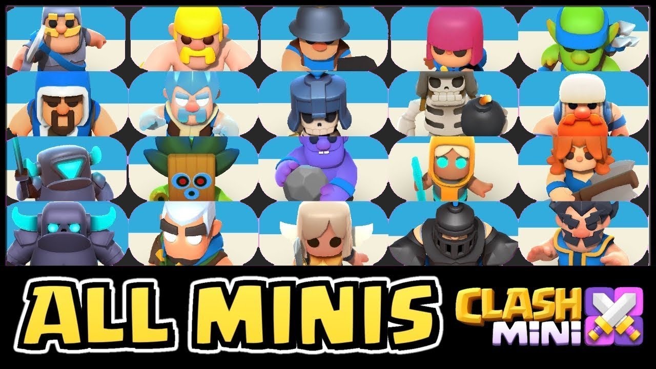ALL 20 MINIS and their ABILITIES explained | Clash Mini