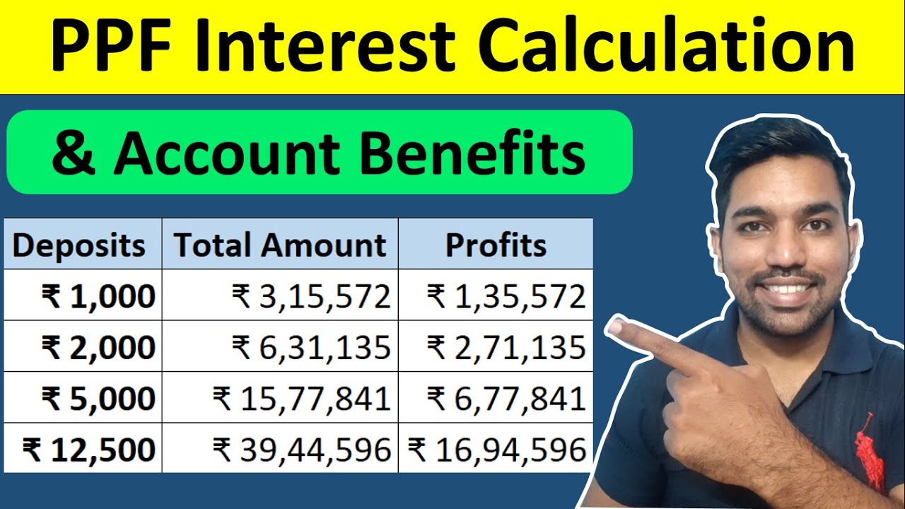 PPF Account Benefits & Interest Calculation Examples (Hindi)
