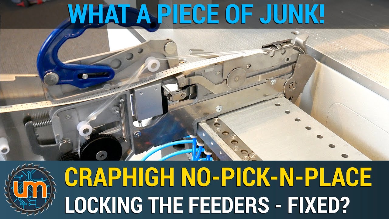 CrapHigh 560P4 NoPick-n-Place - Locking the feeders - Will it fix part bounce?