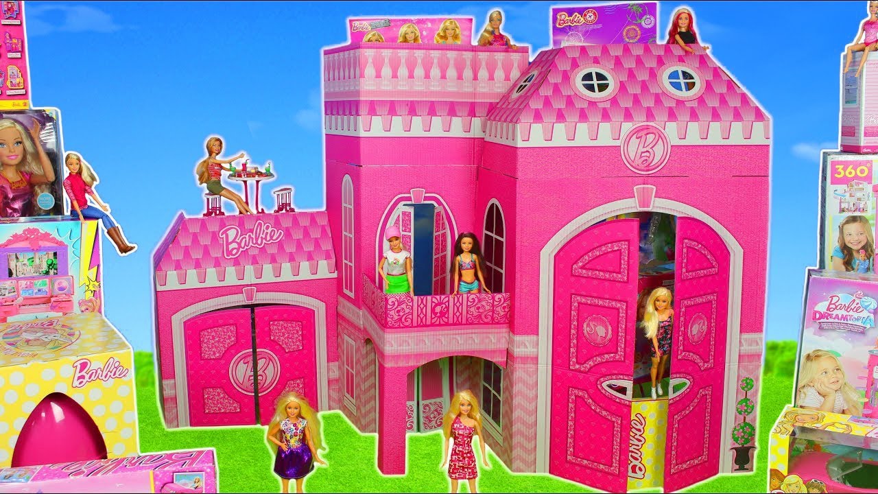 Casa de bonecas Dreamhouse de papelão