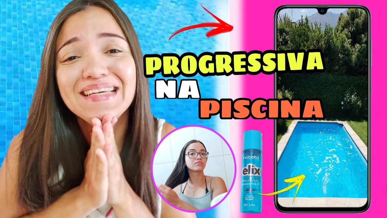 CABELO COM PROGRESSIVA ANTES E DEPOIS DA PISCINA: como cuidar?