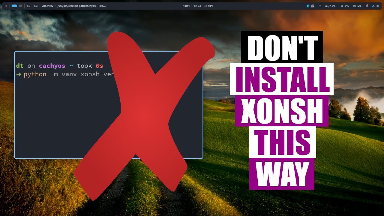 My Xonsh Shell Experiment Failed! (...Kind Of)