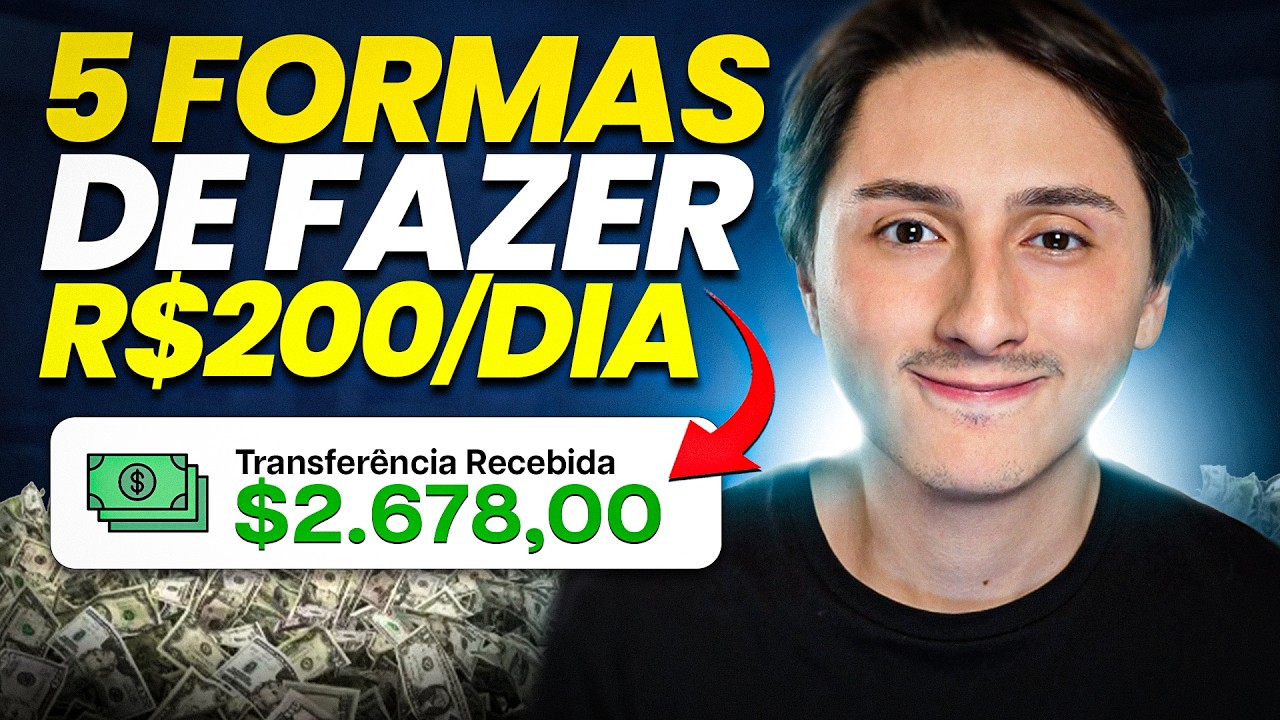5 Formas de Fazer R$ 200/Dia de Renda Extra Sem Largar o Emprego