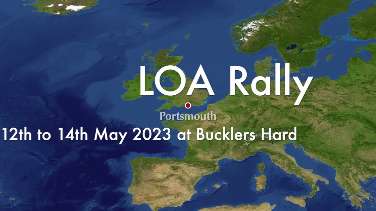 The LOA Rally at Bucklers Hard on the Beaulieu River May 2023