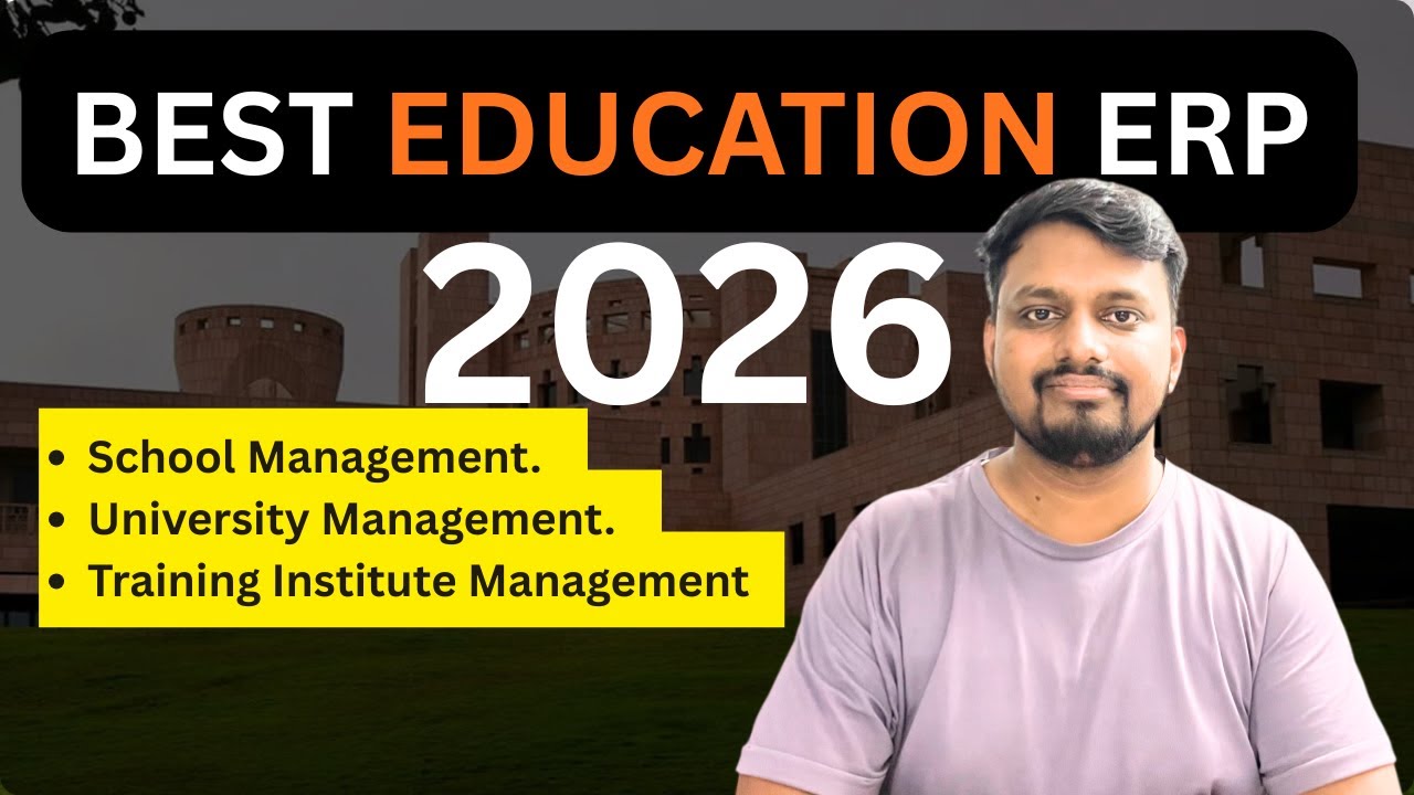 Best ERP for School & University Management &ndash; Frappe Education ERP Explained by Mradul Mishra