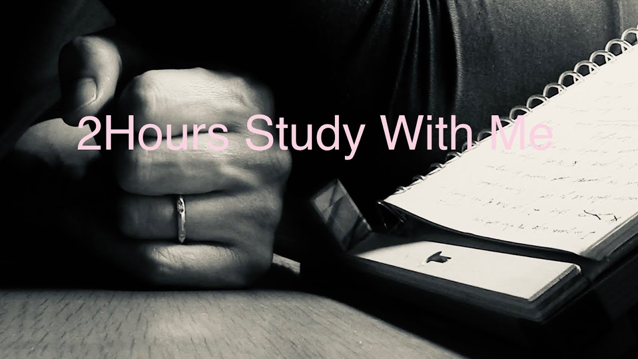 불금에 퇴근후 2시간 같이 열공 모드로 / 2Hour, No bgm #studywithme