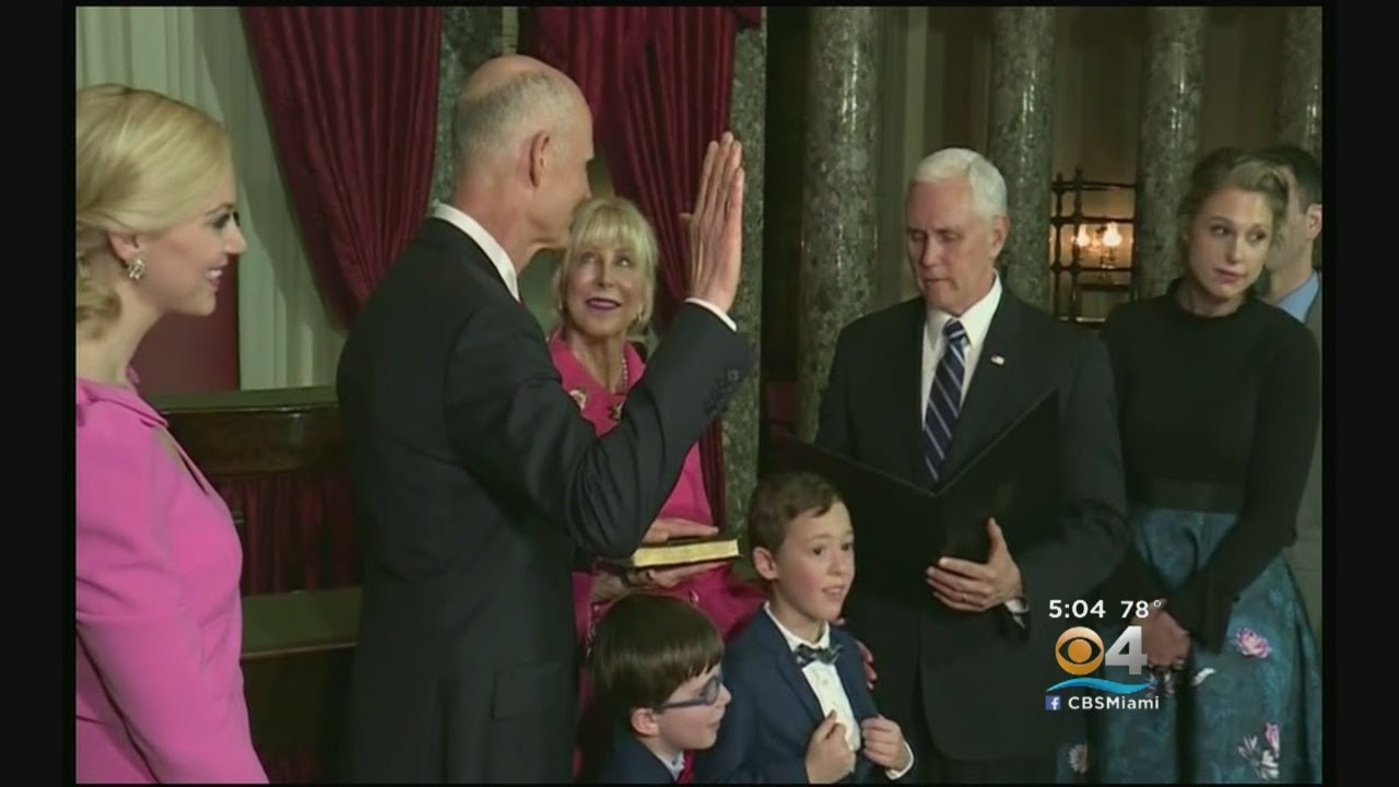 Former Florida Governor Rick Scott Sworn In As Florida Senator