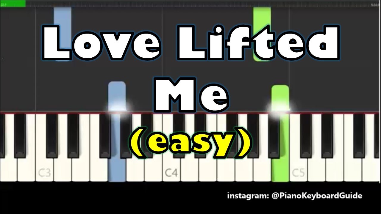 Love Lifted Me Easy Piano Tutorial - Christian Hymn