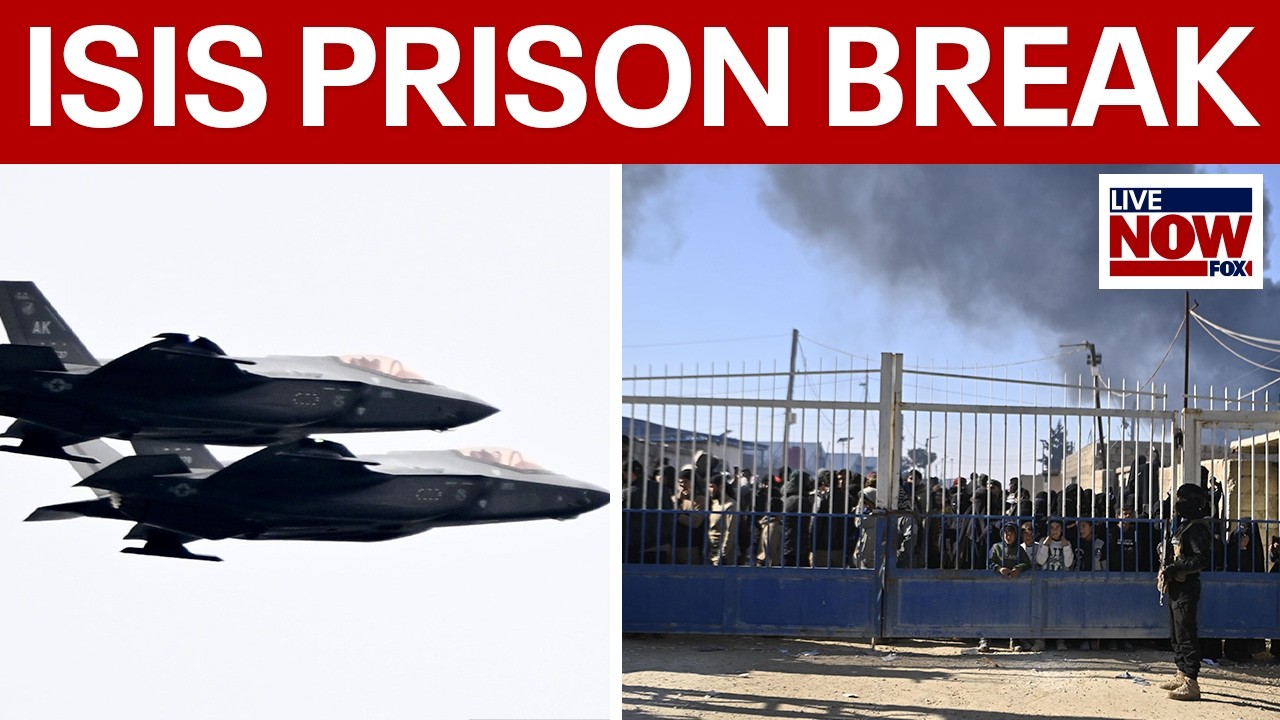 BREAKING: US thwarts ISIS prison break of 6,000 fighters in Syria