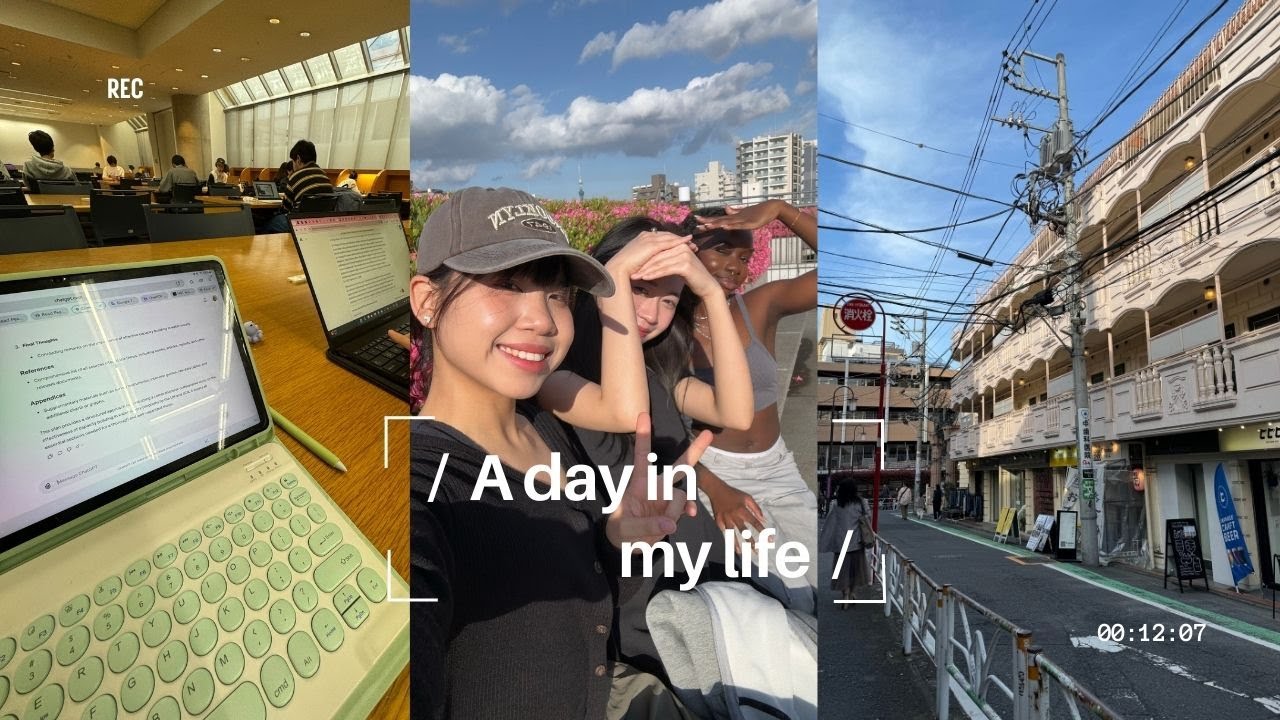 LIFE IN JAPAN || université, shopping, cadeaux