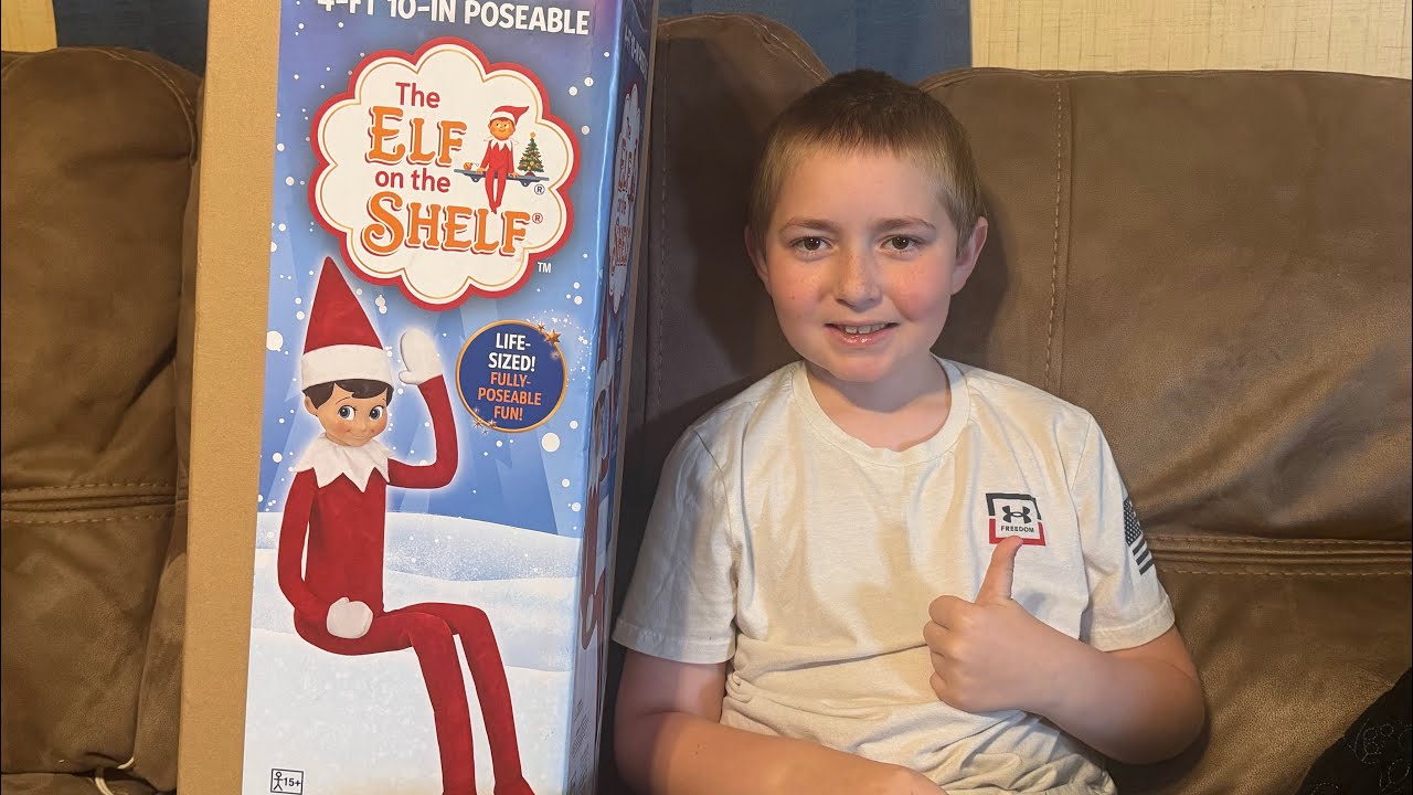 Обзор пятифутового эксклюзивного эльфа Elf On The Shelf от Lowes!!