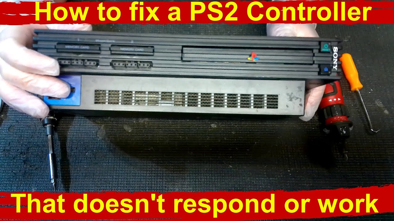 How to fix a PS2 controller that isn't responding. PlayStation 2 port not working repair tutorial.