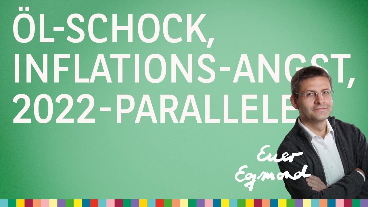 &Ouml;l-Schock, Inflationsangst und die 2022-Parallele &ndash; Euer Egmond vom 31.03.2026