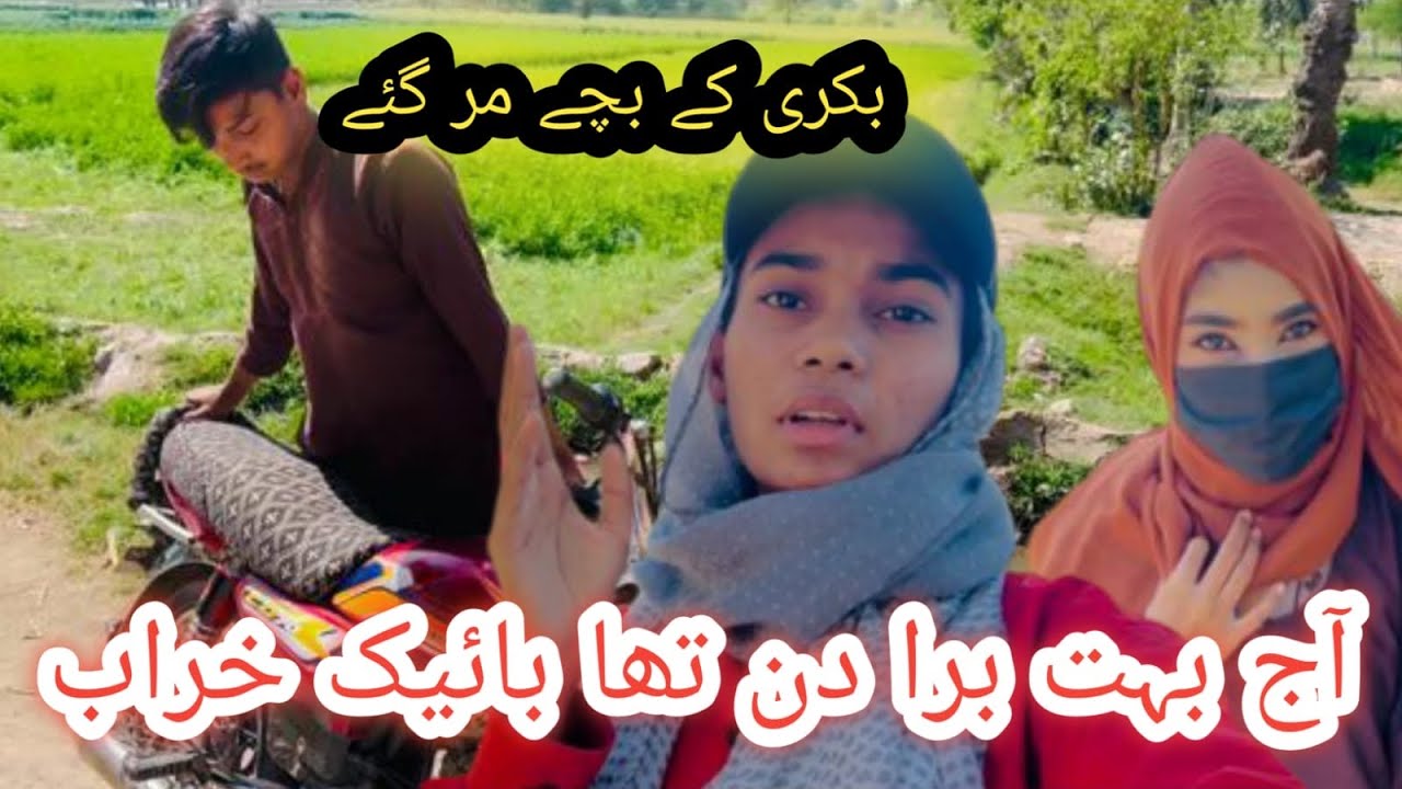 Khala Ki Bakri Ke 2 Bachay Mar Gaye 😢 | Rasty Mein Hamari Bike Bhi Kharab Ho Gai