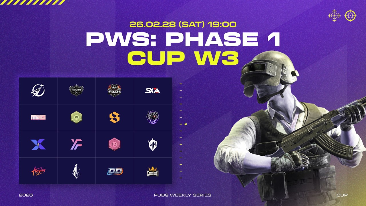 QUALIFIERS CUP WEEK 3 ⎮ 2026 PWS [배틀그라운드] [배그]