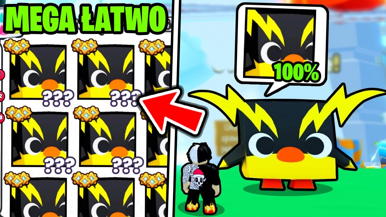 KAŻDY TRAFIA TEGO HUGE w PET SIMULATOR 99😲😲