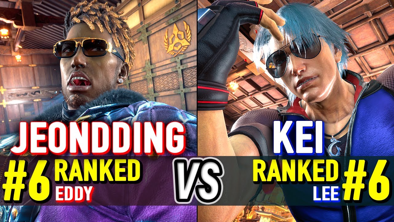 T8 🔥 JEONDDING (#6 Ranked Eddy) vs KEI (#6 Ranked Lee) 🔥 Tekken 8 High Level Gameplay