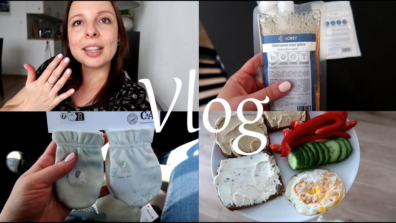 Těhotensk&yacute; vlog | předporodn&iacute; kurz, dorazil koč&aacute;rek, nov&eacute; nehty, n&aacute;kup Lobey, co jsem jedla | AndyS