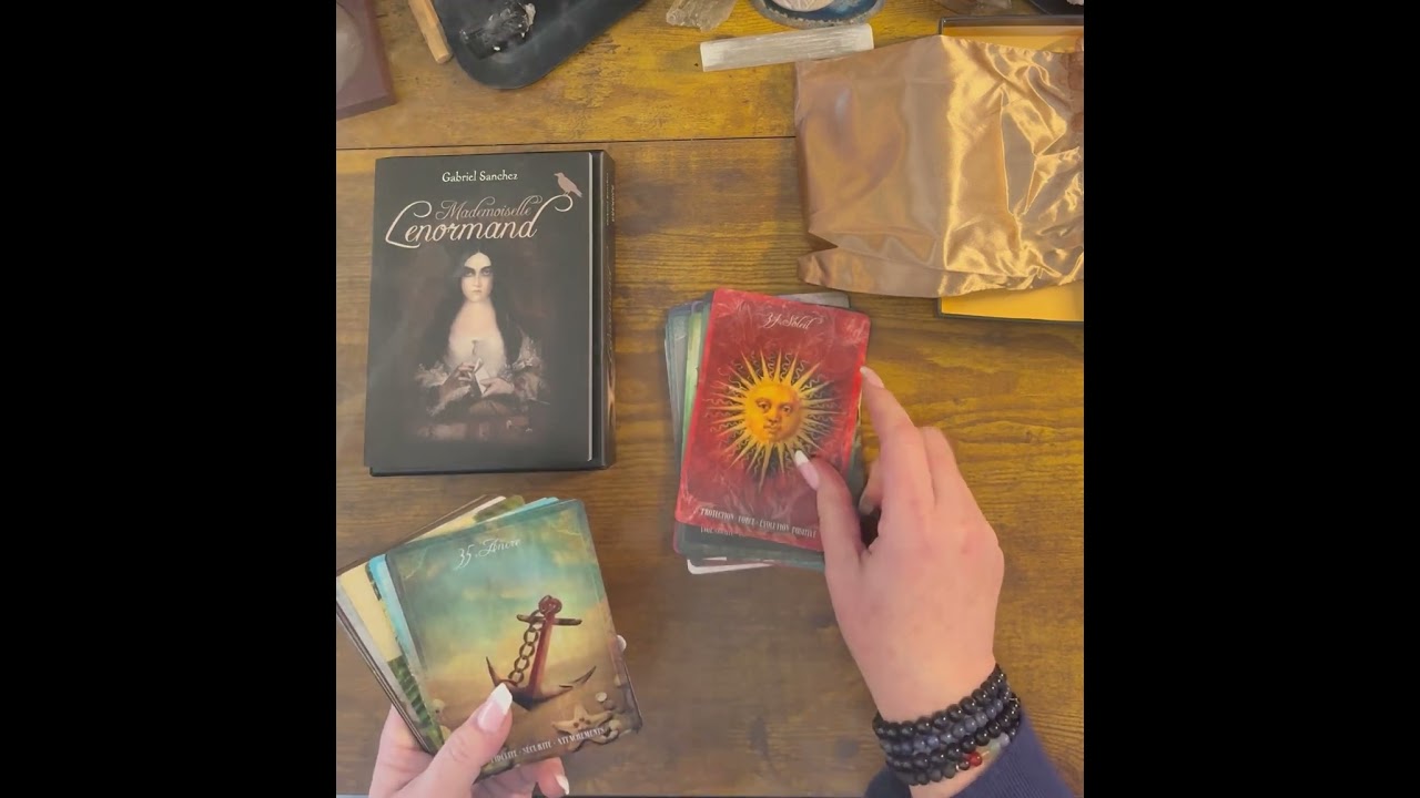 Mademoiselle Lenormand by Gabriel Sanchez #lenormand lenormandreadings #lenormandcards