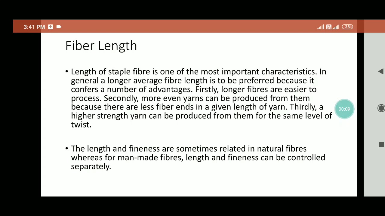 Fibre Length Measurement