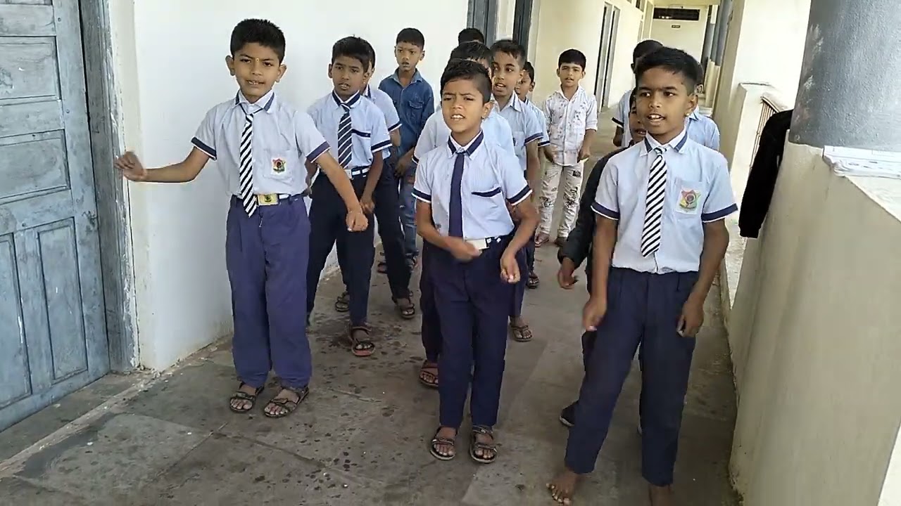 Mix a Pancake poem Std 3 sub English Aadarsh School Kingaon.