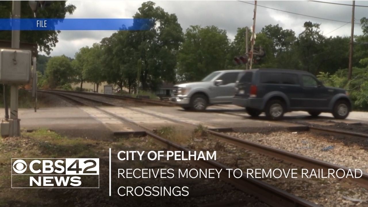 City of Pelham receives money to remove railroad crossings