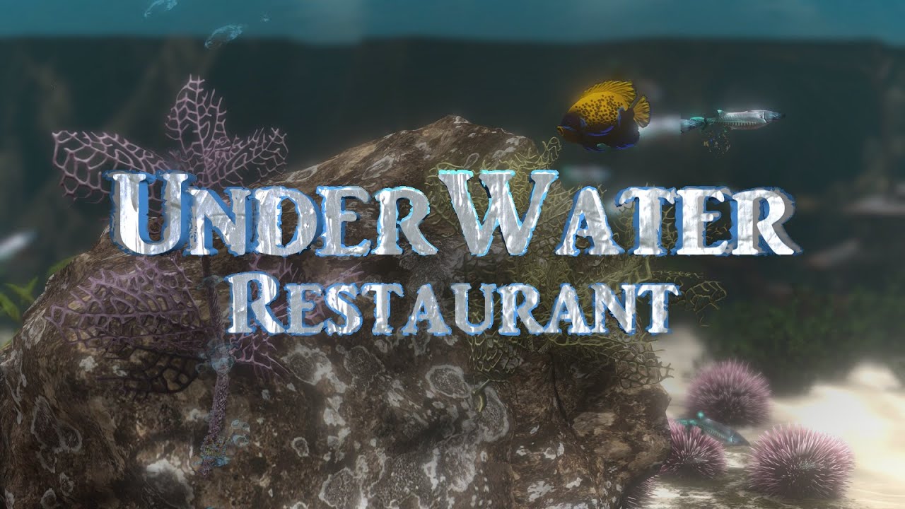 Underwater Restaurant - iClone 3D - Set Illustration Concept