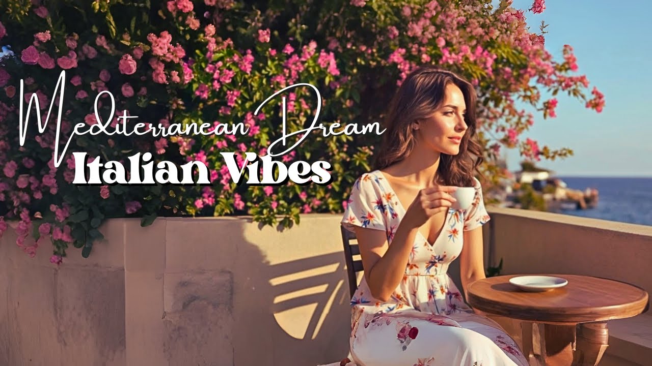🇮🇹 Mediterranean Folk | Vintage Italian Vibes 🌾 Romantic Rustic Music & Dreamy Seaside Views