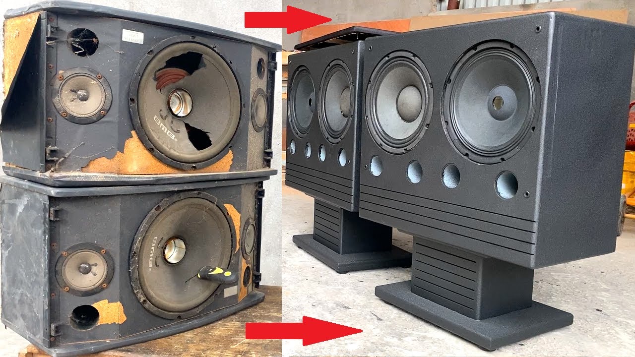 Reconstruction long abandoned speaker system // Restore and recreate everything