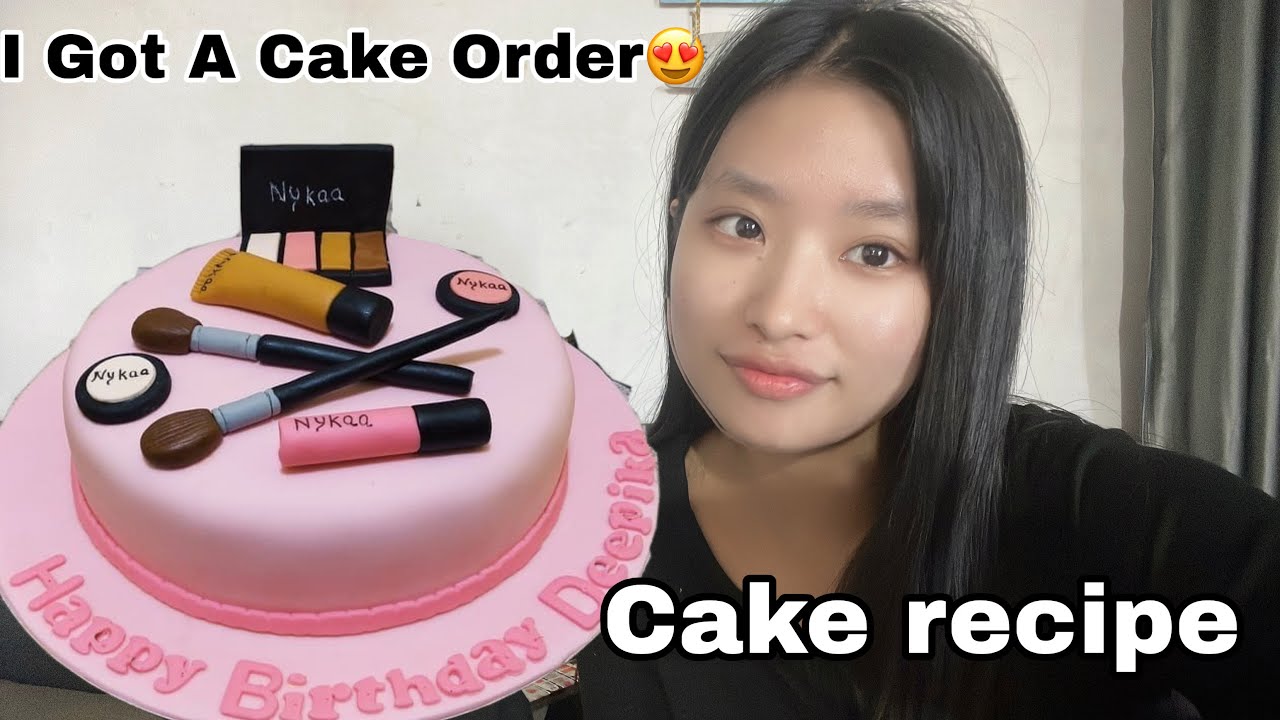 Baking a Makeup Cake for Customer🥳| Vlog | 