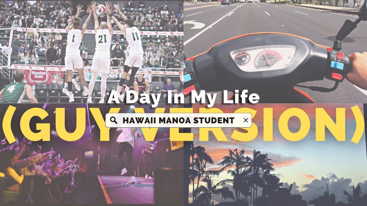DAY IN THE LIFE OF A FRESHMAN AT HAWAII MANOA *GUY VERSION*