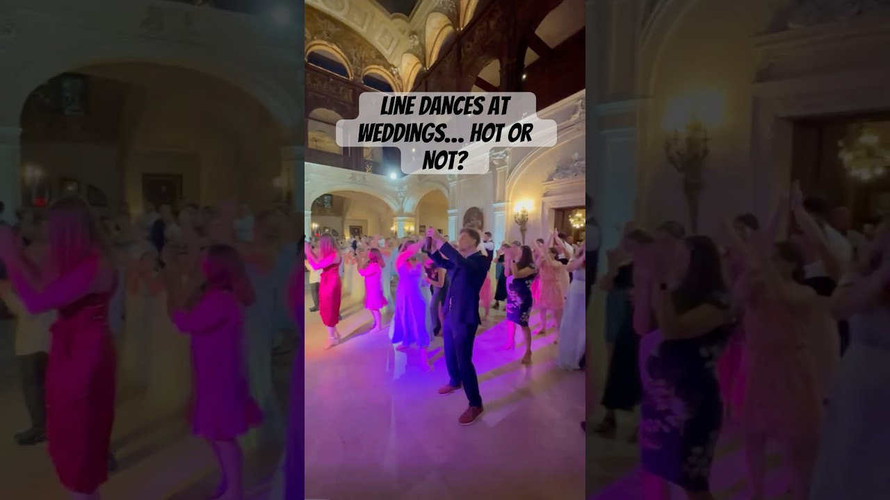 Cha Cha Slide at This Wedding Got WILD 🤯 | Line Dance Debate