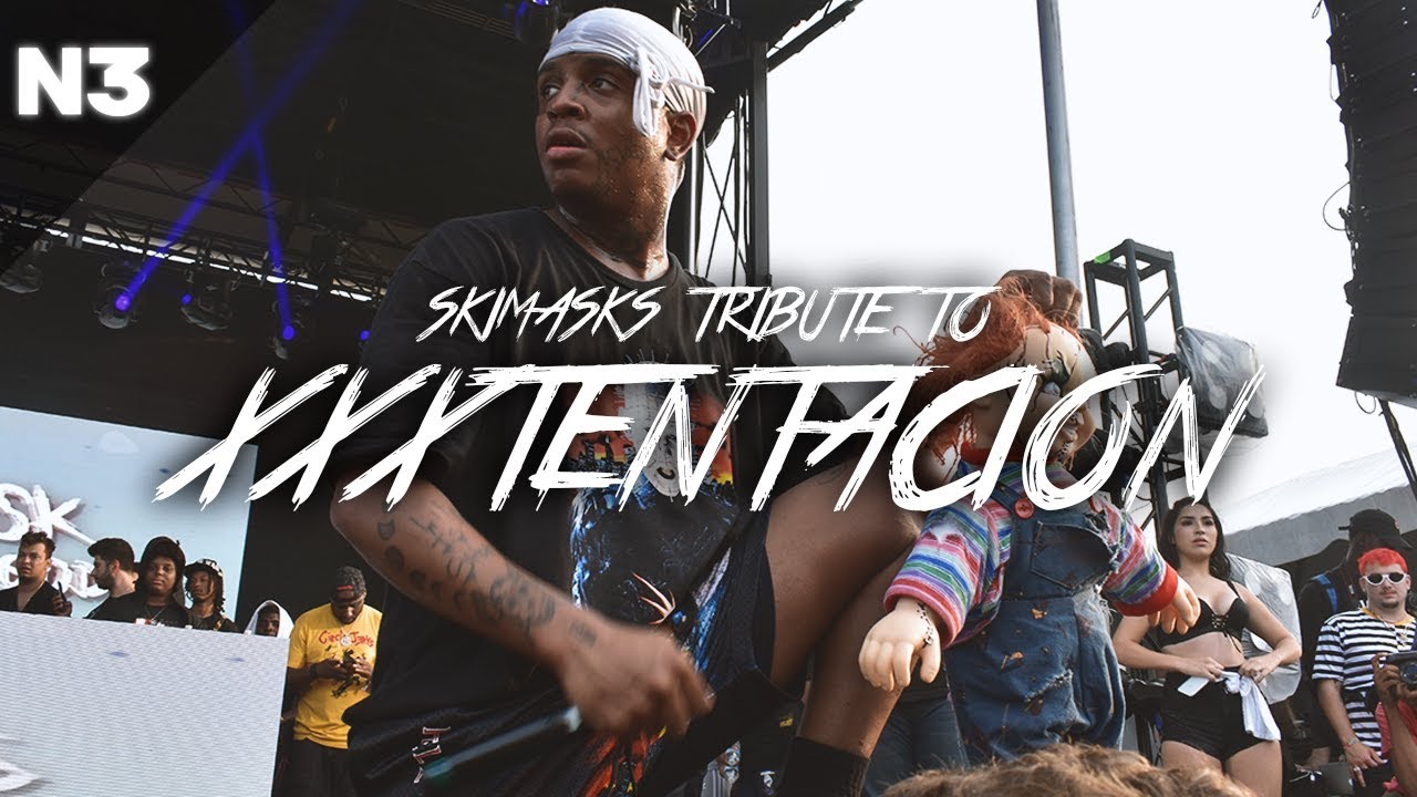 SKI MASK THE SLUMP GOD TRIBUTE TO XXXTENTACION LIVE AT SUMMER SMASH [Shot By Number 3]