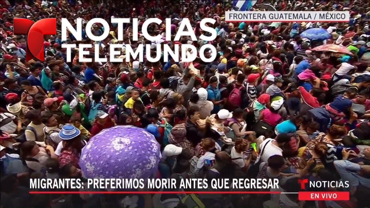 Hondureños presionan para cruzar a México | Noticiero