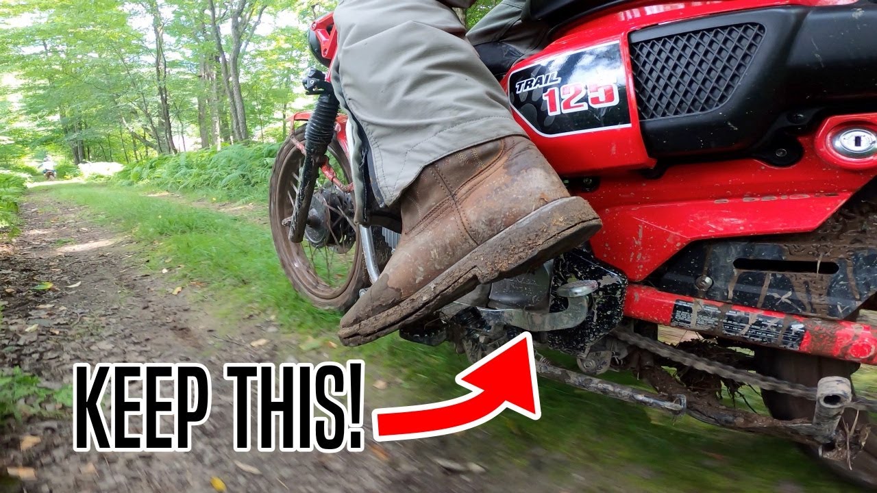DON'T CUT OFF YOUR HONDA CT125 HEEL SHIFTER! Modify it like this and get it out of the way instead!